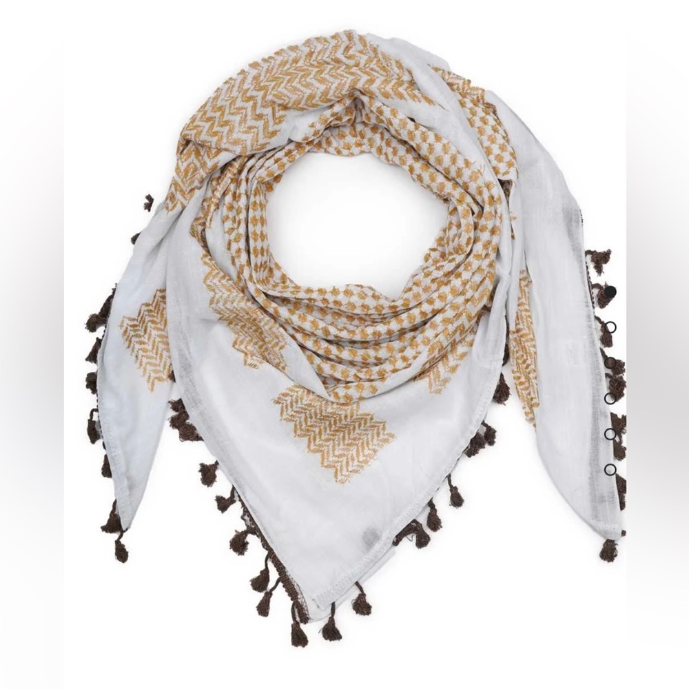 Hirbawi Original Alquds Al Quds Kufiya Palestinian Scarf - Picture 1 of 15